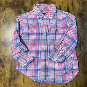 EUC 2t boys polo Ralph Lauren button down shirt